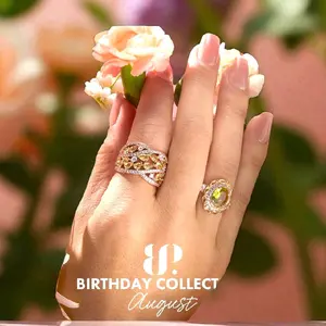 2025 August birthday collection in Peridot