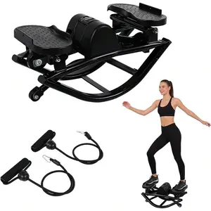 Indoor leisure fitness stepper, featuring 3D side swing function, suitable for home workouts