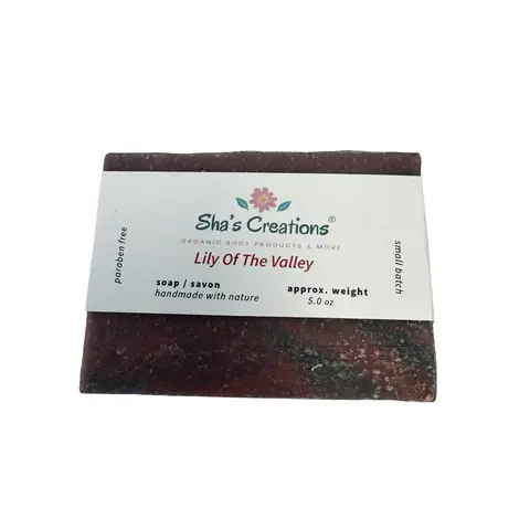 Lily of the Valley Gentle Daily Facial Cleanser Soap - Olive, Shea, Coconut Oil Infused, Brightening, Nourishing, Soothing Moisturizing Moisture Hydration Beauty & Personal Care Skincare Product