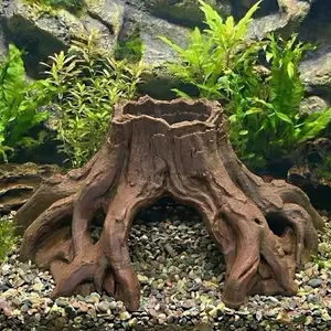 Aquarium Terrarium Root Tree Stump Cave Hideout