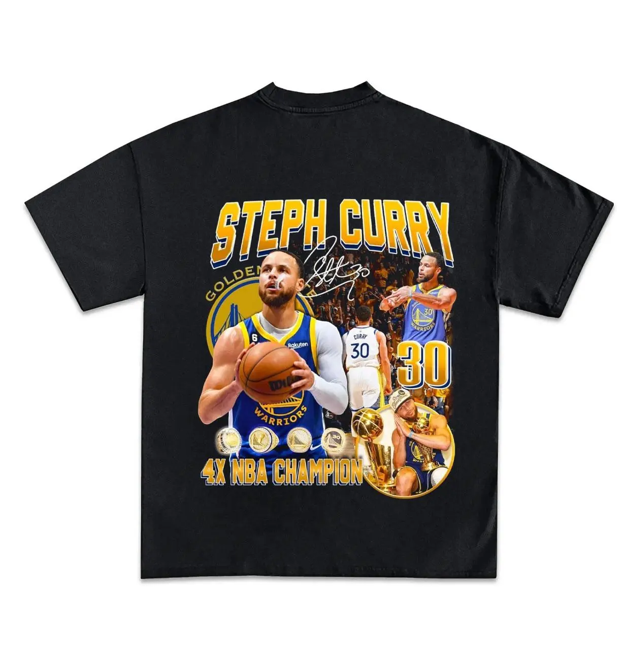 Steph Curry T-Shirt Vintage Basketball Graphic- Premium Quality Heavyweigh