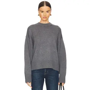 L'Academie by Marianna Sonora Sweater in Dark Heather Grey