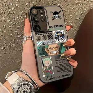 Hot Anime Zoro Cool Phone Case Suitable for Samsung Galaxy S25 S24 S23 S22 S21 S20 FE Ultra Plus Edge 4G 5G Anti Fall Matte Back Cover Protection Protector Protective Casing