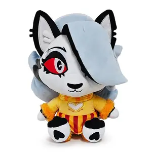 Movie Evil Boss Loona Plush Dolls Cartoon Hazbin Loona Stuffed Toys Birthday Holiday Gift Peluche 25cm Party Home Decoration
