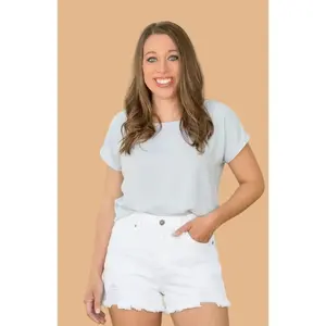 MICHALEA KANCAN SHORTS - White
