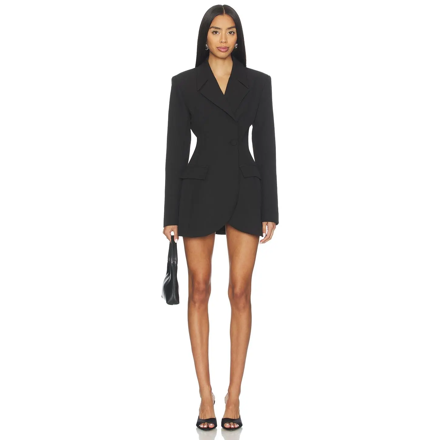 superdown Vesper Mini Blazer Dress in Black