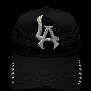 Thirty One Hats 31 hats La Thorns Black Snapback Premium Streetwear Baseball Cap for Men & Women, Adjustable Trucker Cap, Embroidered Graphic