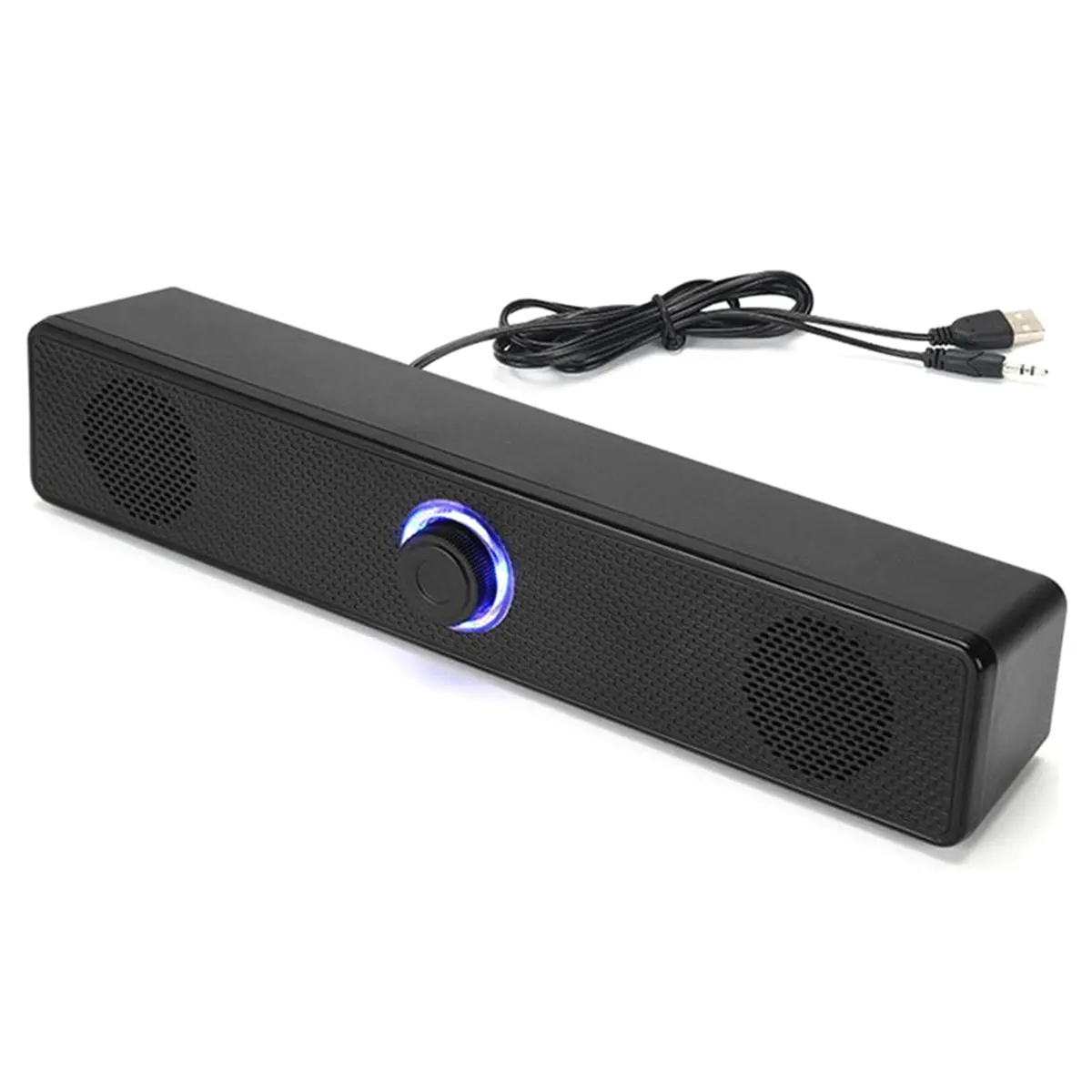Portable Durable Plastic PC Soundbar - Wireless Bluetooth PC Speakers, USB-Powered Audio System for Baby & Maternity Nursing Home Use, TV, Laptop