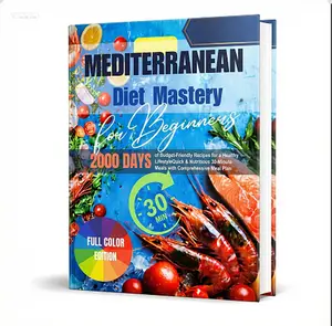 Mediterranean Diet Cookbook for Beginners – 160 Easy 30-Minute Recipes + 30-Day Meal Plan (Full-Color Hardcover)