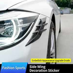 Universal Car Side Vent Decorative Outlet, Realistic Appearance Body Modification Sticker, Enhance Vehicle Exterior Look