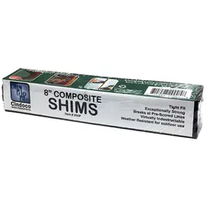 Cindoco  8 in. Composite Shims - Pack of 8