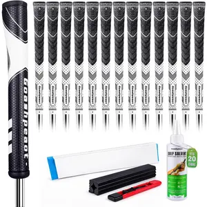Half Corded Golf Grips 13 Pack & Putter Grip with Golf Grip Kit,All Weather Performance Traction Hybrid and High Feedback Golf Club Grips2026