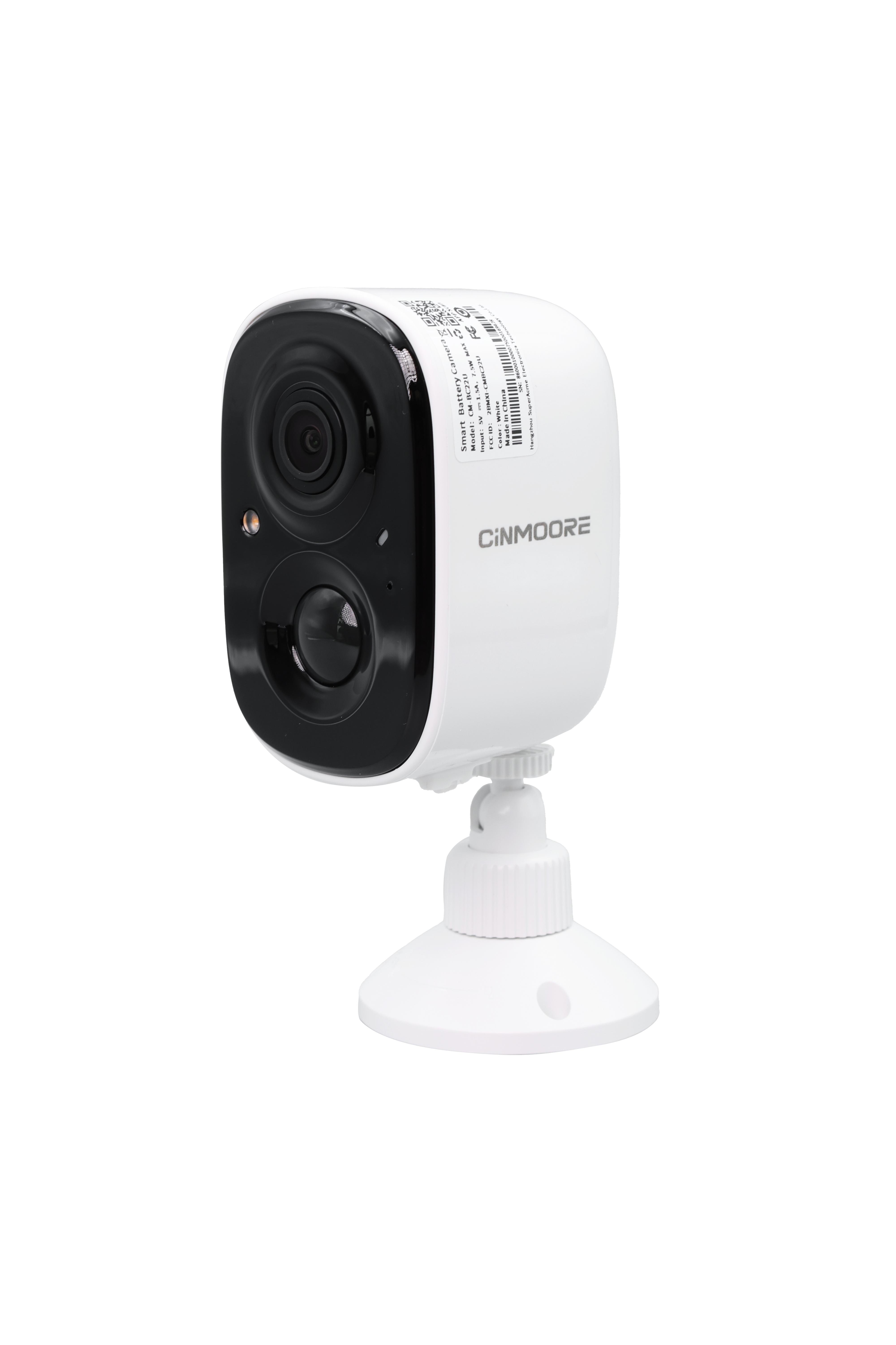 2 Pack 2.5K Security Camera Wireless Outdoor, CINMOORE Battery Powered Outdoor Camera Person Detection, Magnetic Mount Cameras for Home Security, Color Night Vision, Spotlight, Siren Alarm, 2-Way Talk