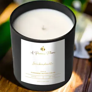 Matte Black Vessel Candle