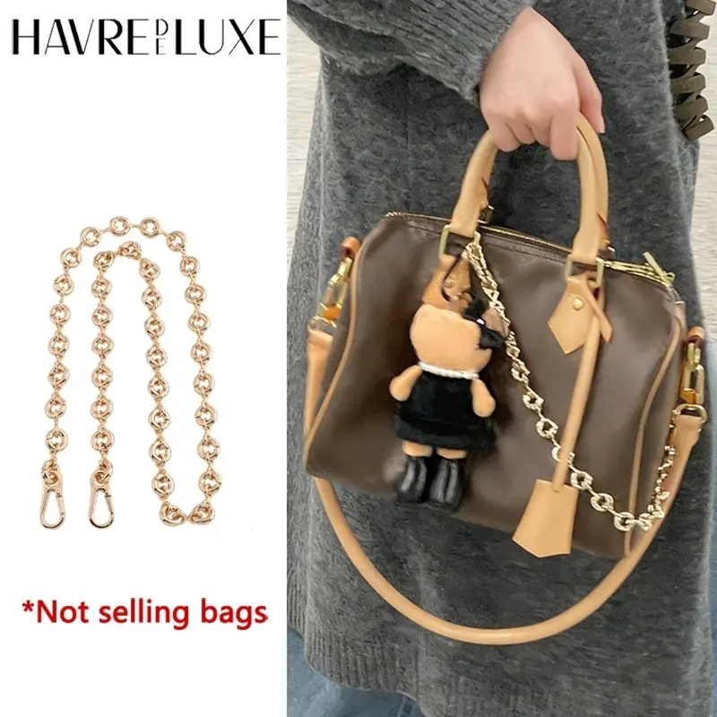 Decorative Chain Shoulder Strap For Soft Speedy 30 Trunk25 20 Luggage Tag  Fashion Not Easy To Scratch And Fade Bag Accessories