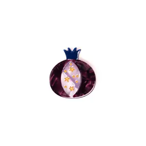 Eggplant Hair Clip – Petite Purple