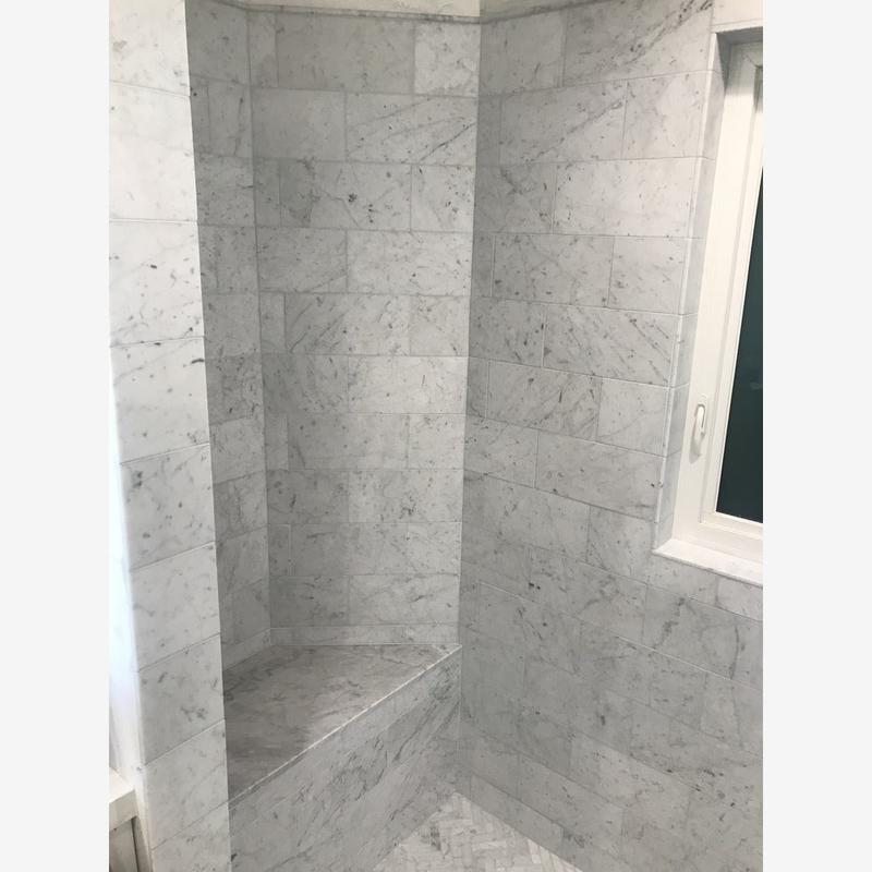 Luna Bianco Marble 6x12 Subway Tile Polished/Honed