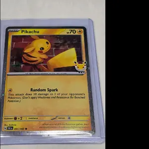 Pikachu TEF 051/162 Pokémon Day 2026 Promo Raw NM Card