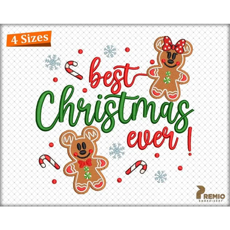 Gingerbread Machine Embroidery  s, Gingerbread Embroidery Pattern, Christmas Embroidery, Trendy Christmas   to Embroidery Machines
