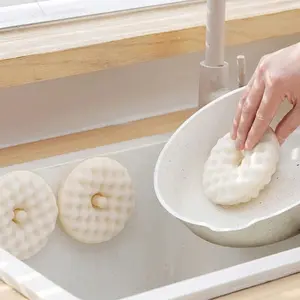 Kitchen Cleaning Sponge Set Dual Sided Scrub Sponges for Dishes Plate Pan Pot Dishwashing Sponge Multifunction Cleaning Brushes
