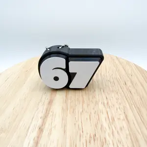 67 Six Seven Novelty Clickie Keychain - 3D Printed Collectible 