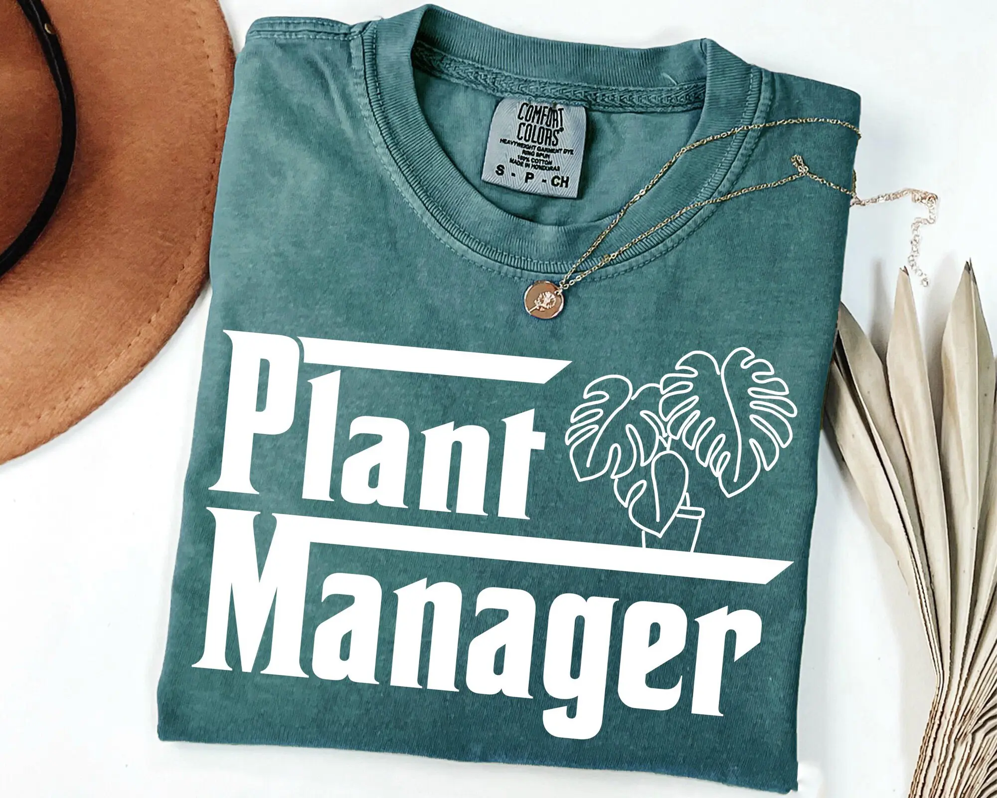 Funny Plant Manager Shirt, Dad Gardener Gift, Gardening Mom Shirt, Plant Lover Shirt Gift for Father's Day, Gift for Houseplant Owner