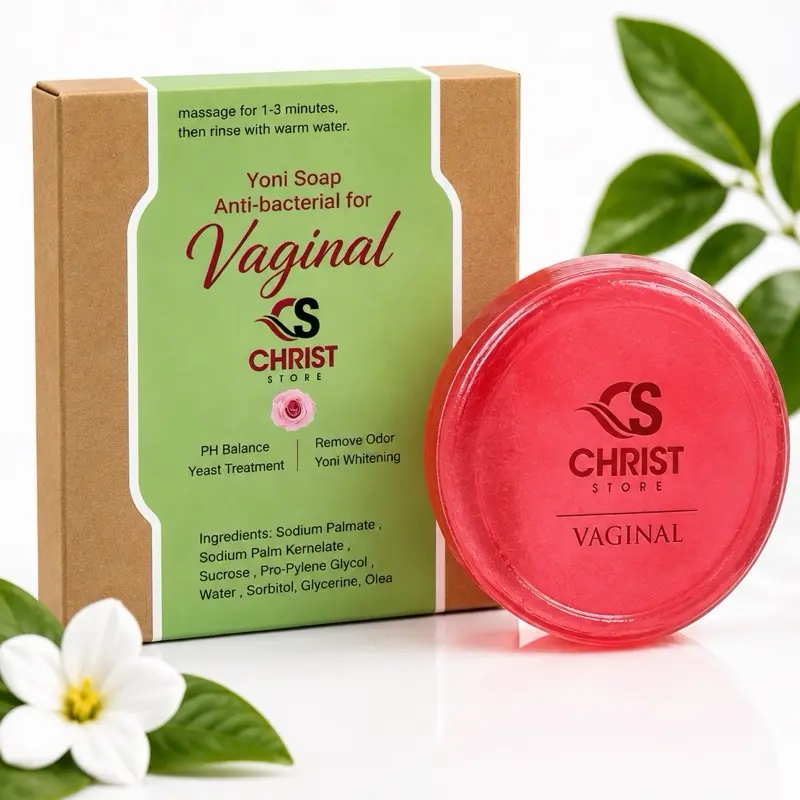 Yoni Soap - Detox Clean Wash Vagi, Anti Bacterial, PH Balance Yeast Treatment, Cleansing, Comfort