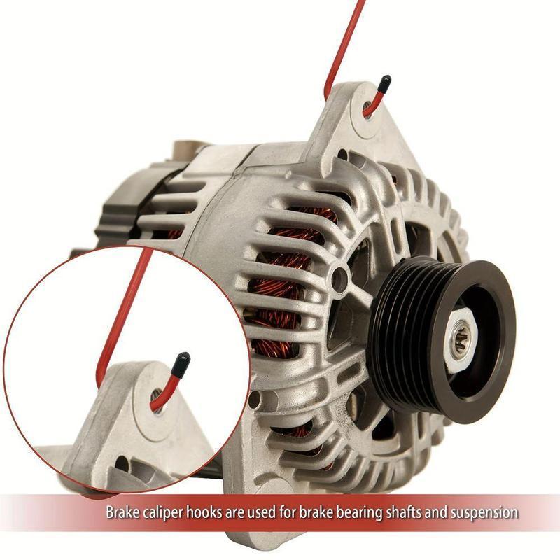 Brake Caliper Press Tool 360 Degree Swing Ratchet Expander Wrench Car Wheel Piston Spreader with Extra 2 Count Large Plates for Single Twin Quad Sextuplet Piston Disc Brake Caliper