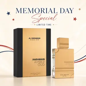 Al Haramain Amber Oud Gold Edition 4 oz EDP — Rich Amberwood Oud · Warm, Luxurious · Memorial Day Gift · Long‑Lasting Premium Spray