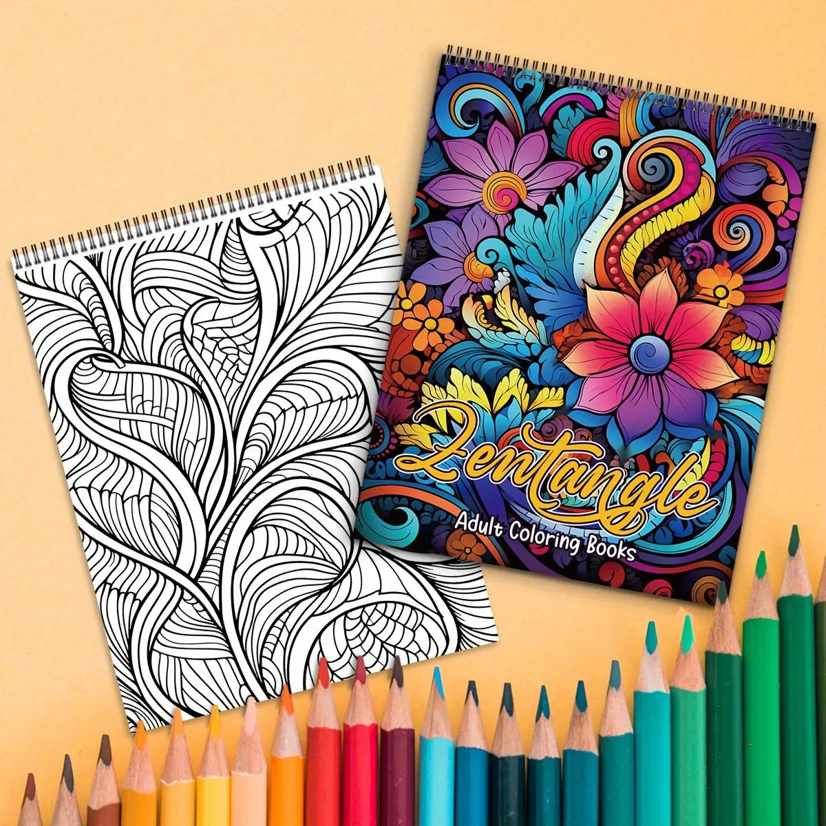 Mandala Pattern Creative Zentangle Coloring Book, 1 Count 30 Different Patterns Designs Adult Coloring Book, Kill Time Graffiti Painting Drawing Art Book, Art sketch book, Perfect for Gifts
