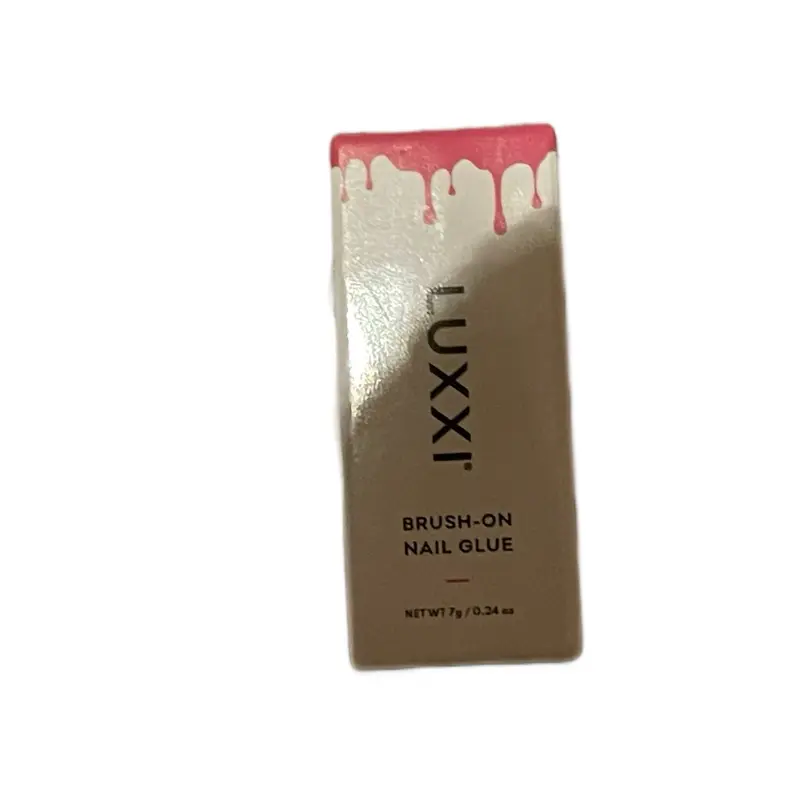 LUXXI Brush-On Nail Glue - 3.5 oz - Light Pink Color - Net Weight 3.5 oz