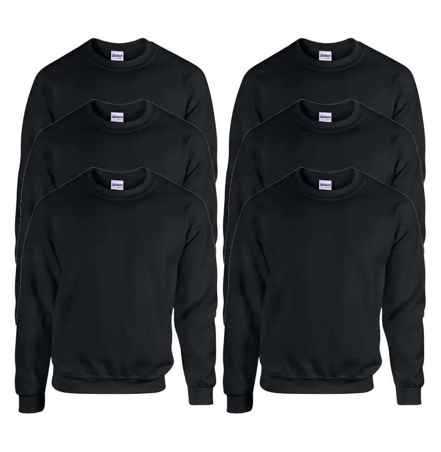 6-PACK - Adult Heavy Blend Adult 8 oz 5050 Fleece Crew