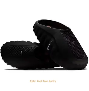 Black Thick-Soled Massage Slides, Orange Spherical Outsole, Breathable Fabric Upper, Pre-Game Recovery Tech Mules