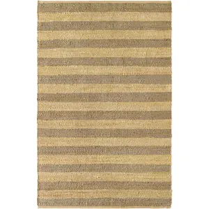 Ilkay Block Stripe Jute Rug