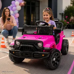 24V ARCH Kids Ride-On Car for Kids Outdoor Play, 2WD with Parental Control, 4-Wheel Suspension, Power Display, Bluetooth, MP3 Player, LED Headlight, 1.86-3.11MPH Speed for 3-Year-Olds Ride On Bulldozer Neon Kid Bike