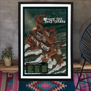 New Sunny Day Real Estate Diary 30th Anniversary Tour 2024 .Poster Decorations, Holiday Poster - Halloween Party Decorations.Wall Decor.Poster Gift For Holiday, Halloween, Birthday, Christmas