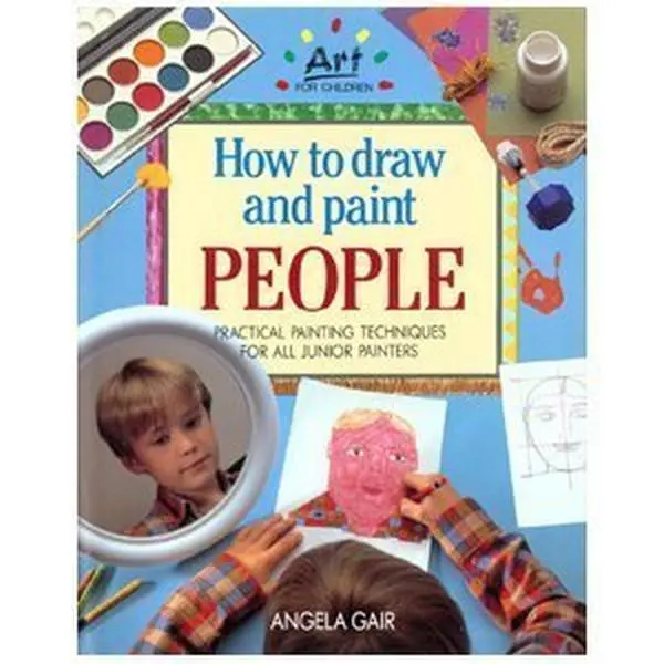 USED Book - How to Draw and Paint People by Angelach Gair (Hardcover) - english
