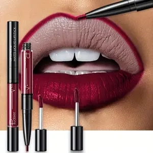 Ultra-Precise Waterproof Lip Liner with High Pigment Smooth Sweatproof Long-Lasting Wear for Perfect Lip Contour
