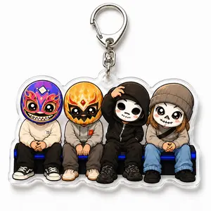 Funny Kpop Stars Keychains,  Acrylic Keychain Accessories