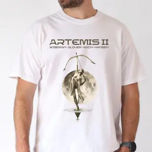 Artemis II Mission T-shirt, Moon Mission Shirt, Rocket Launch T-Shirt, Space Program Tee, 2026 Lunar Flight Shirt