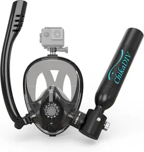 Designed for beginners, this 0.5L mini scuba tank kit delivers a portable and durable underwater breathing system, perfect for pool training and exploring shallow waters.