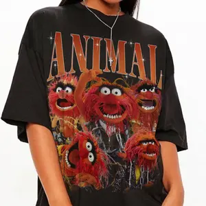 Animal The Muppets T Shirt, Trending Unisex Tee,  Vacation Trip Gift