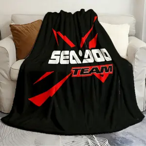 Unique Blanket Sea Doo Team Rxt Brt Logo 1 Exquisite Quilts Soft and cozy flannel blanket for home and travel bedding birthday gift