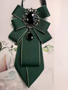 Handmade Solid Color Sparkling Diamond Tie, Stylish Tie Design, Party Essential for Business, Suits, and Daily Life, All Seasons Use