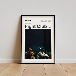 Fight Club Poster, Fight Club Print, Movie Print, Movie Poster, Living Room , Film Poster, Movie Art, Unframed 963 Decoration Artistic Ornaments