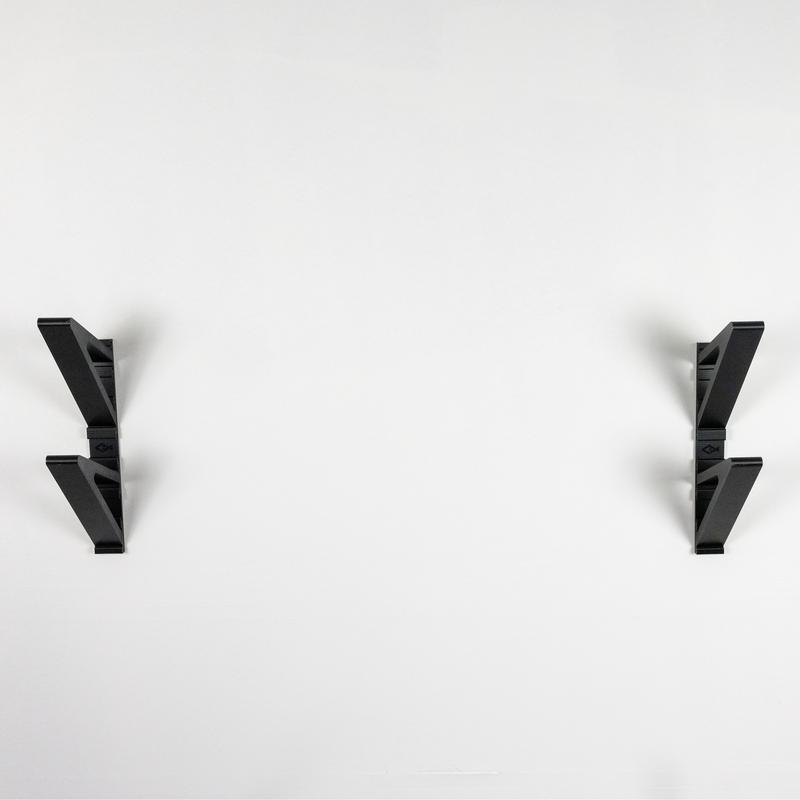 Pesca Innovations Ski Holder Package | Modular Storage System with 11.50” Modular Rails & 2 Sets of Ski Holder Attachments | Customizable Design