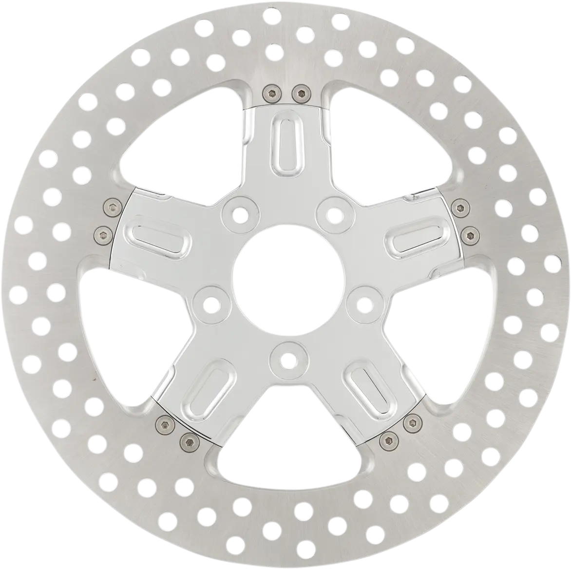 PERFORMANCE MACHINE (PM) Two-Piece Front Brake Rotor - Formula - Chrome - 11.8" - '06-'20