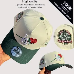 New Era MLB 59FIFTY Snapback Cap - NY Yankees/LA Dodgers Anniversary Patch, Unisex Classic Sport Streetwear, Adjustable Fit Sports Collectible Headwear