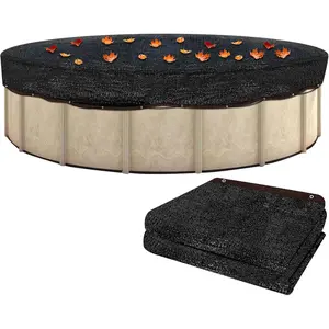 18ft round leaf net pool covers for above ground poolsmesh cover to catching leaves mesh tarp with grommets resistant garden sun shade nettingonly cover