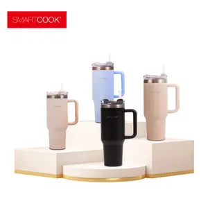 SmartCook 40 oz Insulated Water Bottle: Large capacity, excellent heat retention, and unparalleled user experience!